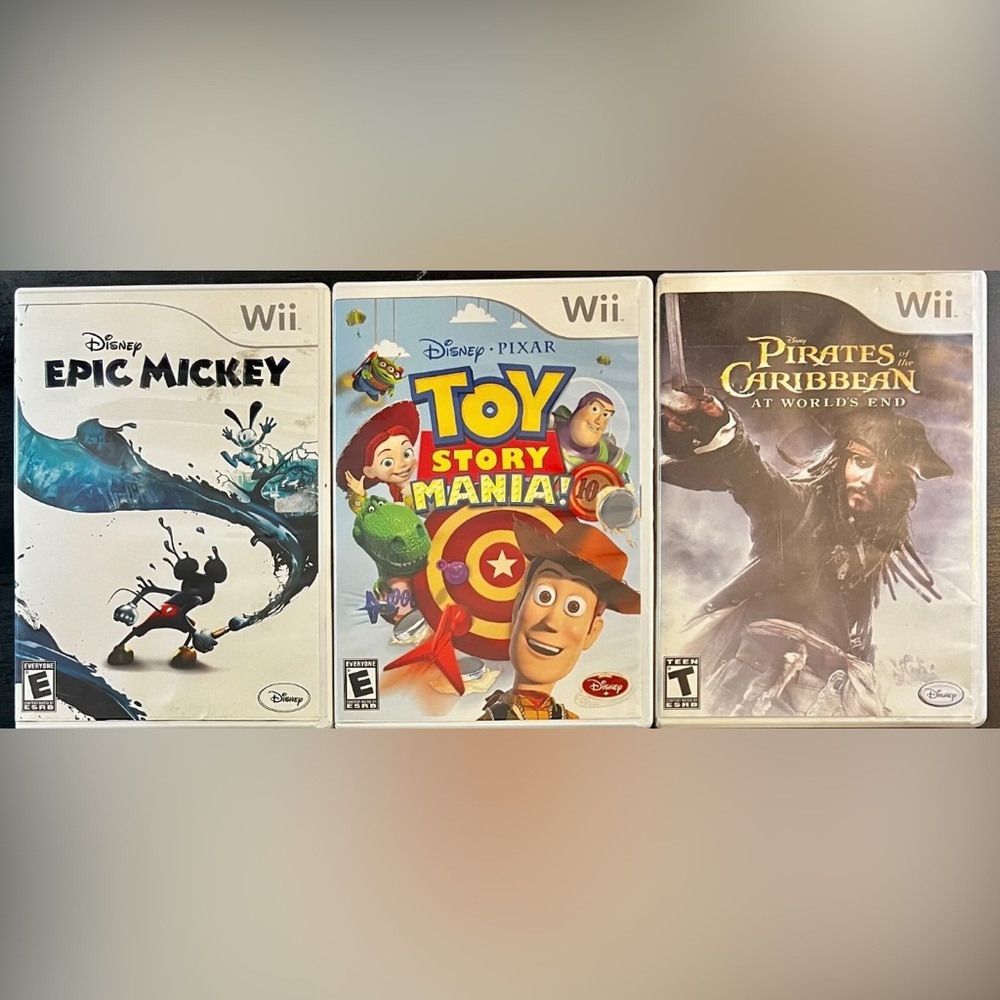 Disney Game Nintendo Wii Bundle